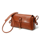 Oil Wax Leather Messenger Women's Fashion Shoulder Bag