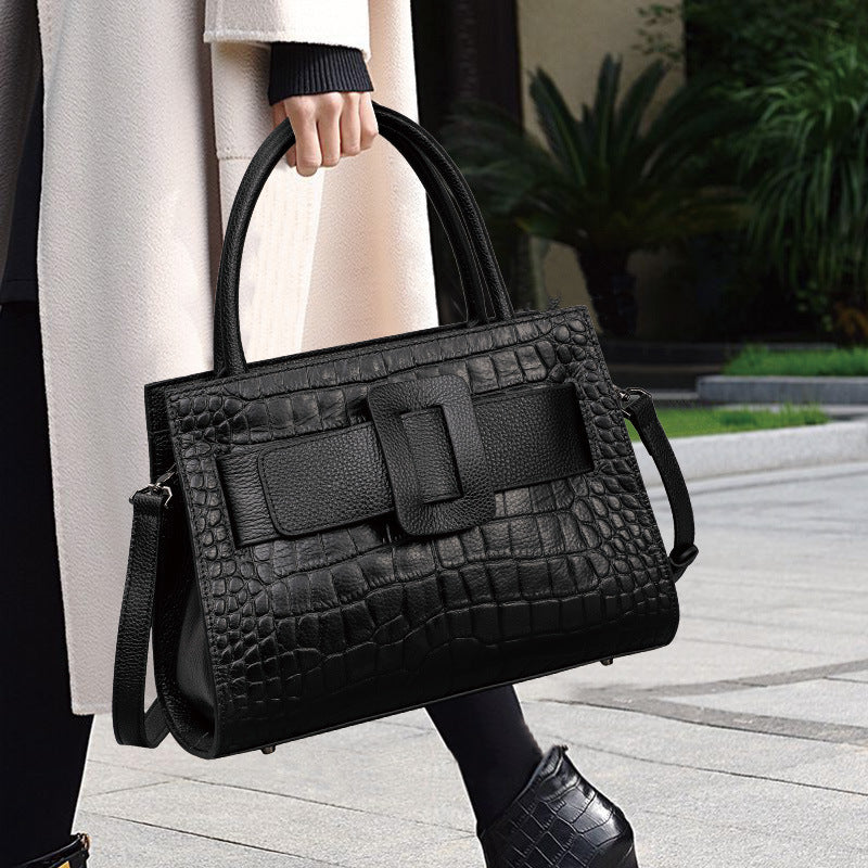 Women's Leather Portable Crossbody All-matching Shoulder Bag