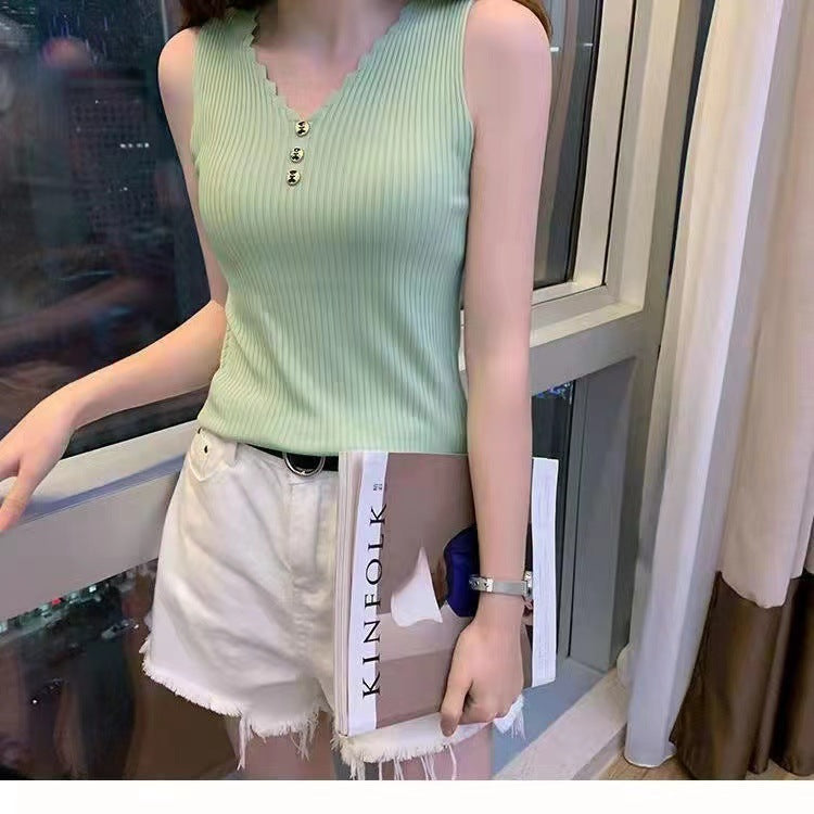 Undershirt Women's Inner Wear V-neck Sling Vest